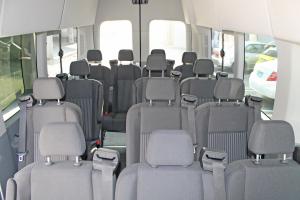 Ford Transit HighRoof HD350 2015 Seat Arrangement