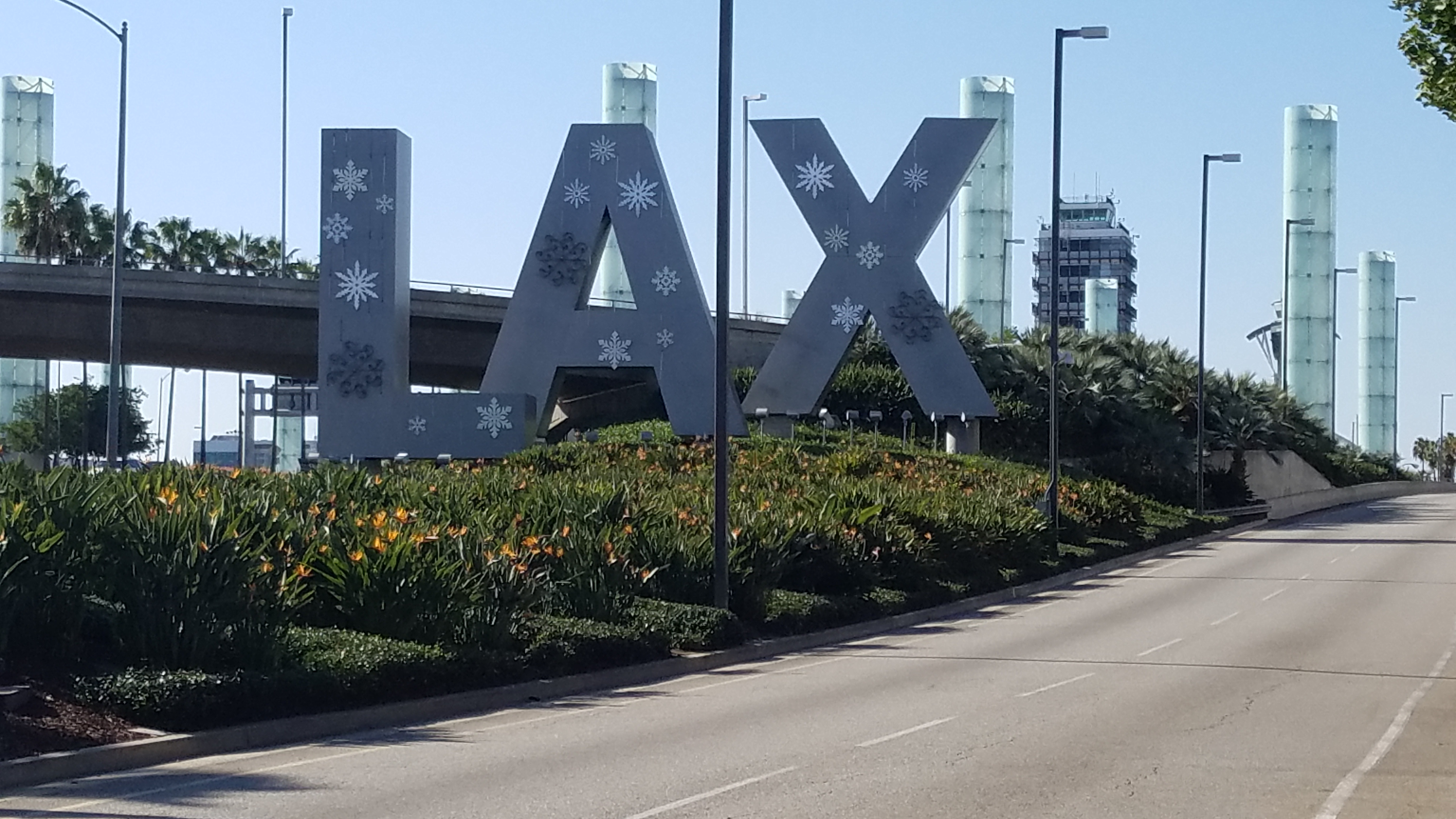 LAX Christmas Sign
