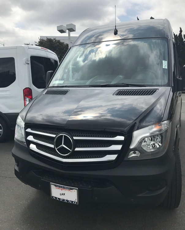 Mercedes-Benz Sprinter passenger van rental in Los Angeles