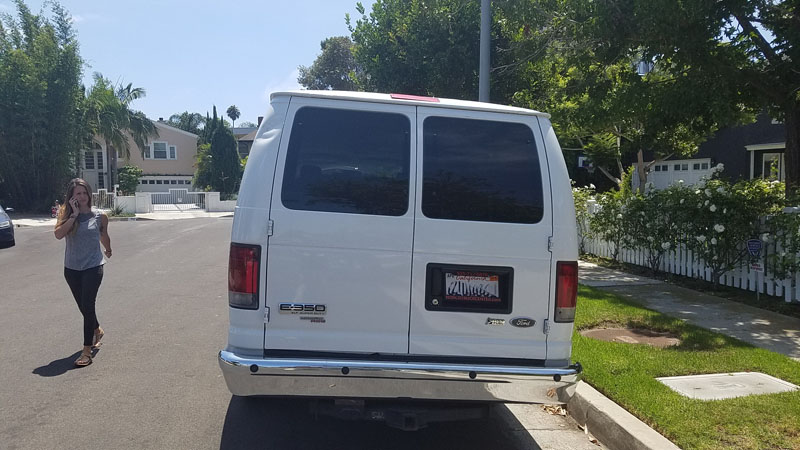 lax van rental